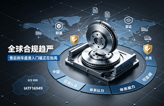 全球合规趋严：刹车盘售后的"准入门槛"正在抬高